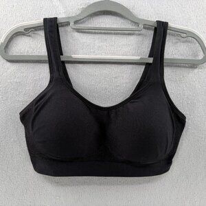 Truekind Daily Comfort Wirefree Shaper Bra Size L Black Sculpted Minimalist